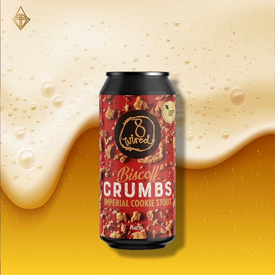 8號鐵絲 餅乾屑 焦糖餅乾帝國司陶特 440ml【3入】