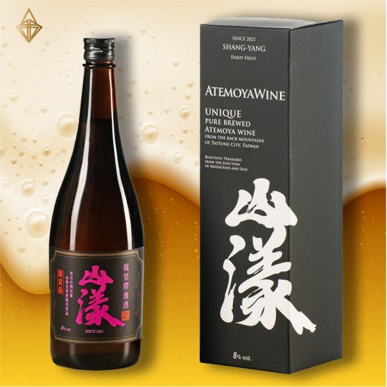 嘉農酒莊 山漾 鳳梨釋迦酒 8%（盒裝）