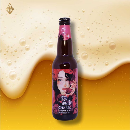 浮光魅惑玫瑰野莓愛爾 330ml【4入】