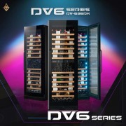 【DIVIN】DV-636DK 曜黑無邊框玻璃門雙溫葡萄酒櫃 【DIVIN】DV-636DK 曜黑無邊框玻璃門雙溫葡萄酒櫃