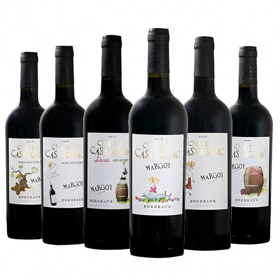 卡斯坦雅堡 瑪果 自然紅葡萄酒6瓶套組