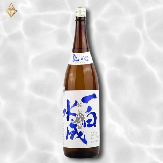 一白水成 特別純米酒   良心 (White Label) 720ML