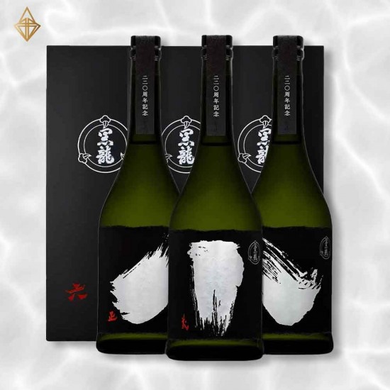 黑龍酒造 220 週年紀念款 純米大吟釀 超限定三瓶套組 黑龍酒造 220 週年紀念款 純米大吟釀 超限定三瓶套組