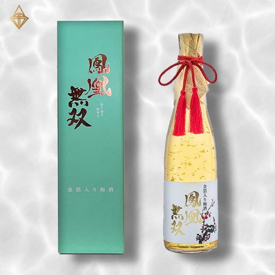 【麻原酒造】鳳凰無雙金箔梅酒 蒂芬妮彩盒版 720ml