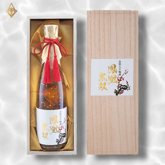 【麻原酒造】鳳凰無雙金箔梅酒 和紙木盒版 720ml 