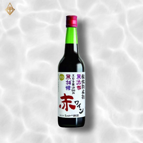 【勝沼酒造】無補糖紅酒(辛口) 600ml 