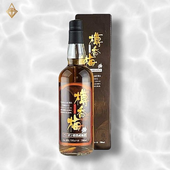 【笹之川酒造】山櫻熟成梅酒  BARBON BARREL 700ml 