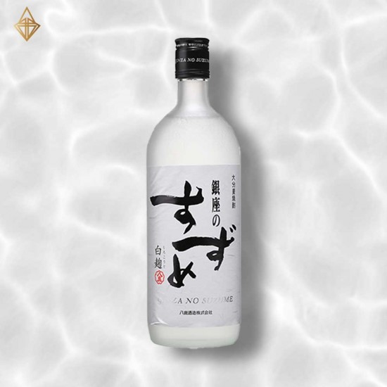 【八鹿酒造】銀座之麻雀 麥燒酎 白麴 720ml 