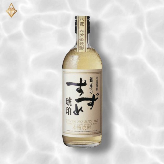 【八鹿酒造】銀座之麻雀 麥燒酎 琥珀 720ml 