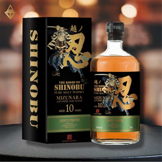 忍10年輕泥煤純麥威士忌 水楢桶熟成 700ml