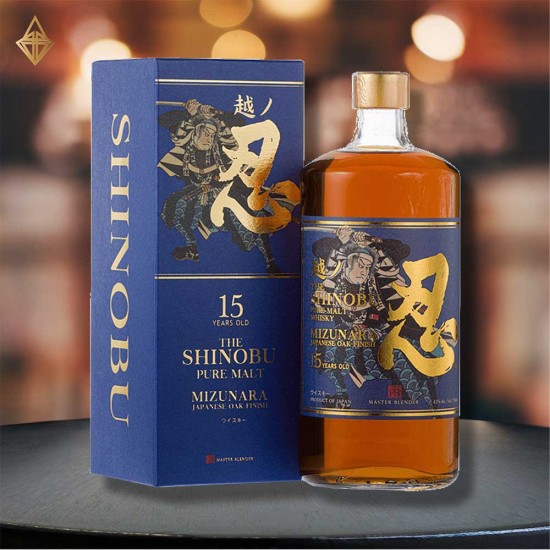 忍純麥威士忌15年 水楢桶熟成 700ml
