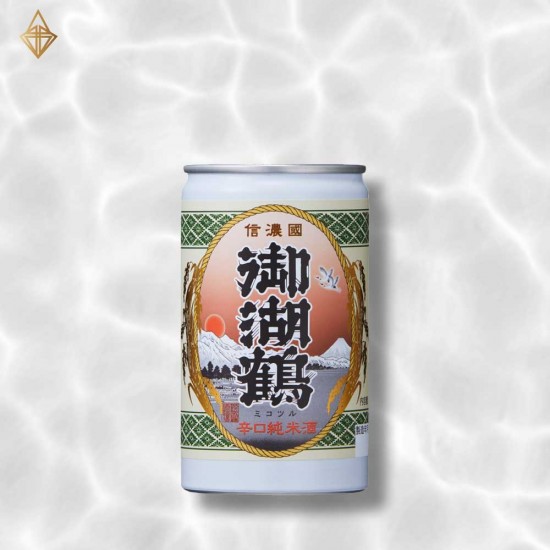 御湖鶴 純米辛口 火入れ 180ml