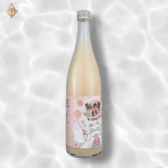 【北岡酒造】貓之惠 白桃桃 720ml