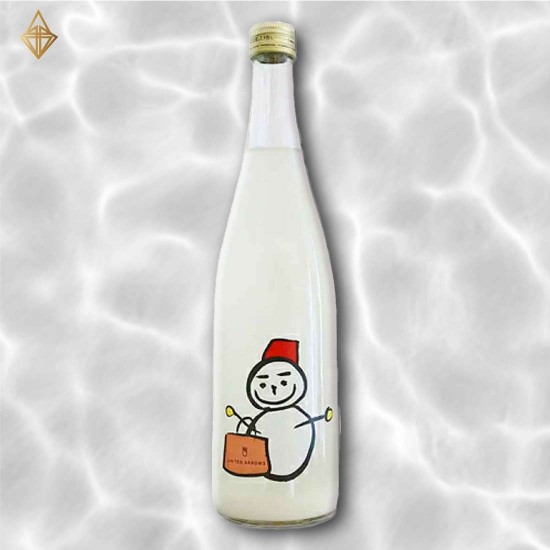 預購 | 【仙禽酒造】UNITED ARROWS Ｘ雪人限量聯名款 活性生濁酒720ml