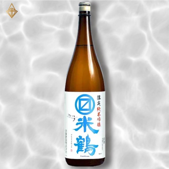 【米鶴酒造】丸枡米鶴 限定純米吟醸 藍 1800ml