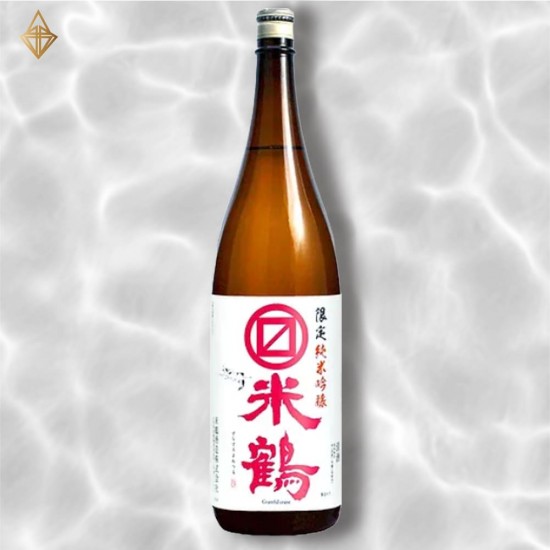 【米鶴酒造】丸枡米鶴 限定純米吟醸 紅 1800ml