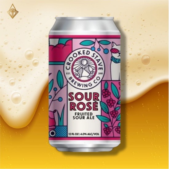 曲木板桃紅酸啤酒355ML【4入】