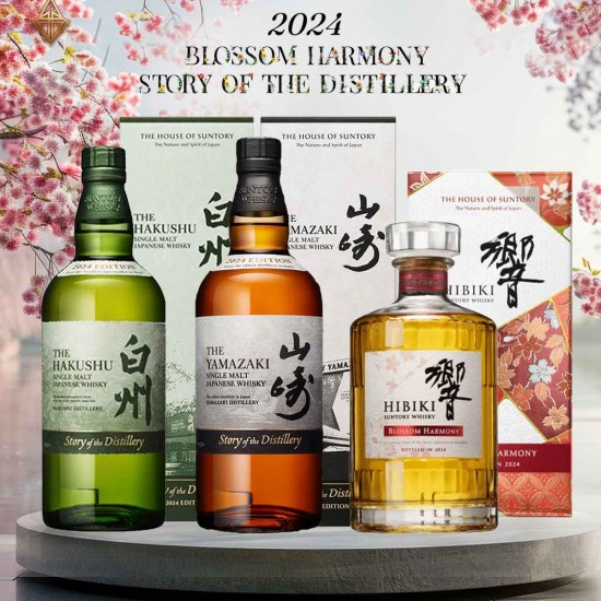 【山崎 2024年度限定版 套組】 STORY OF Distillery 2024 Edition  (三款各一瓶)