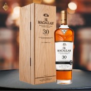 麥卡倫30年 雪莉桶單一純麥威士忌2022 700ml 【木盒裝】