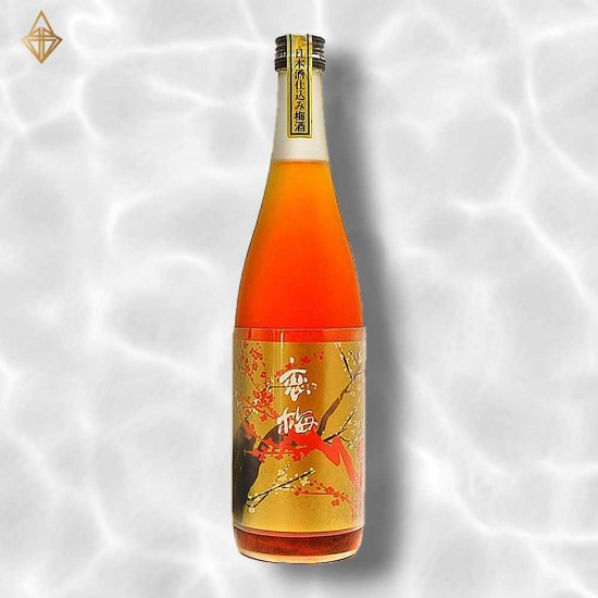 【月之井酒造店】日本酒仕込み梅酒 紅い恋梅 720ml